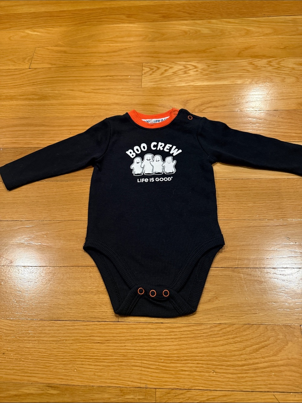 Life is good boo crew onesie size 3-6 months .